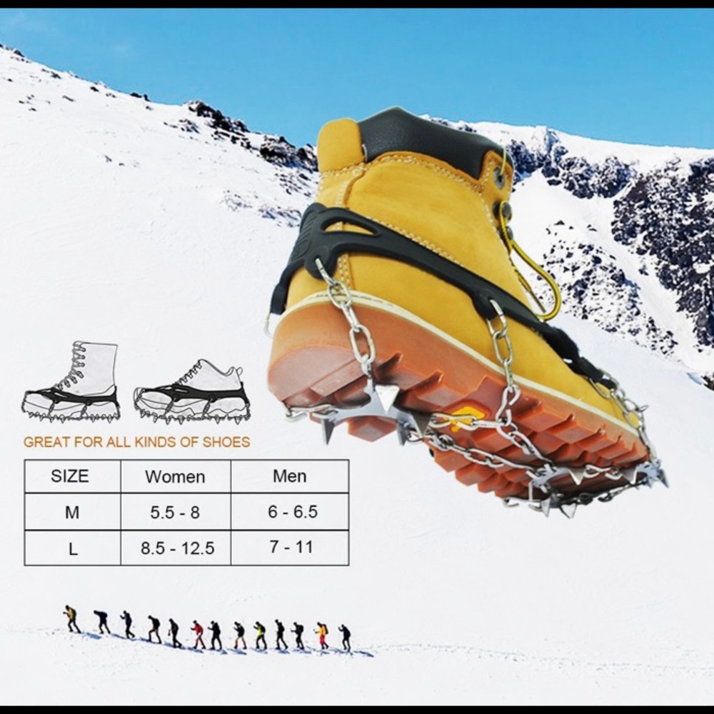Large Ice Cleats - men’s or women’s